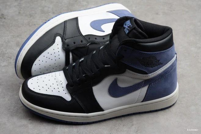 Cheap Jordan Air High Retro Blue Moon 555088-115 OG 1 0814